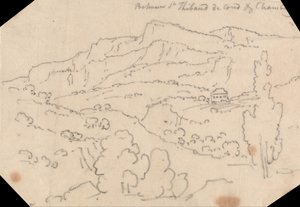 Mellem Saint-Thibaud-de-Couz og Chambery af John Robert Cozens